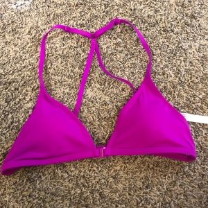 Bright purple bikini top Out from Under small